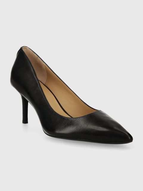 Lauren Ralph Lauren szpilki skórzane Lanette kolor czarny 802940602001