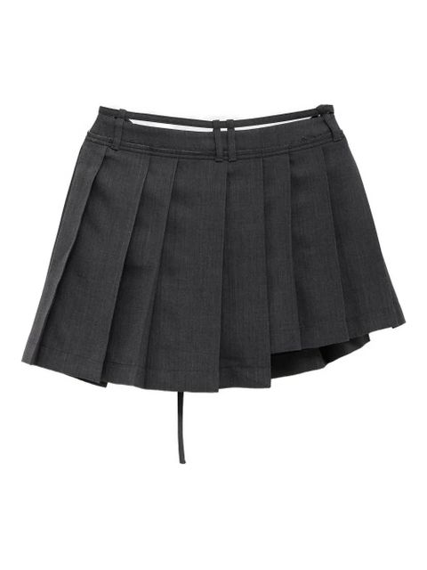 Acne Studios pleated belted skirt - Grey