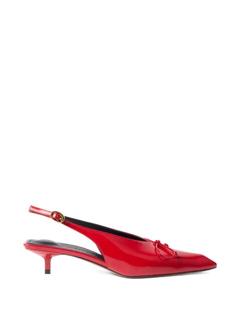 Jacquemus The Cubisto slingbacks pumps - Red - zdjęcie produktu nr 1