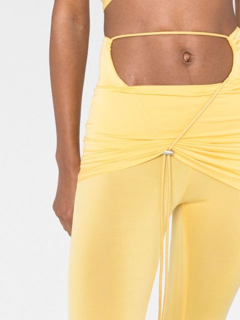 Jacquemus Le Pantalon Espelho skirt trousers - Yellow