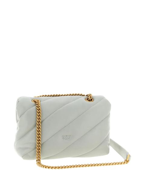 PINKO mini quilted love birds crossbody bag - Grey - zdjęcie produktu nr 2