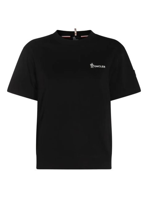 Moncler Grenoble logo-print short-sleeve T-shirt - Black - zdjęcie produktu nr 1