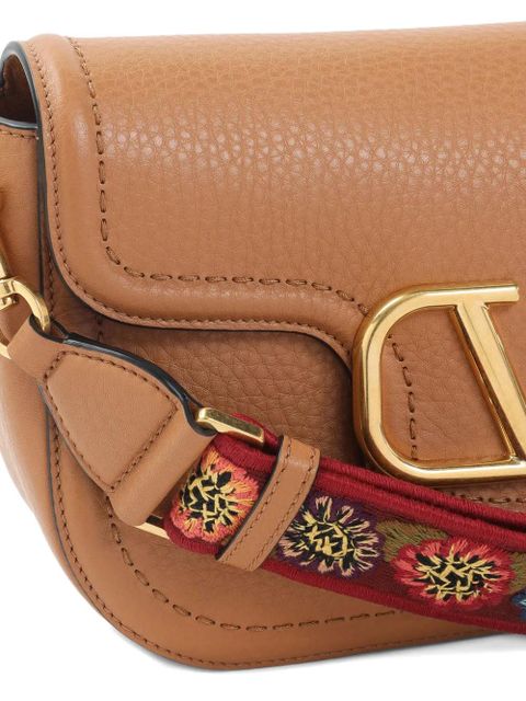 Valentino Garavani Alltime leathers shoulder bag - Brown