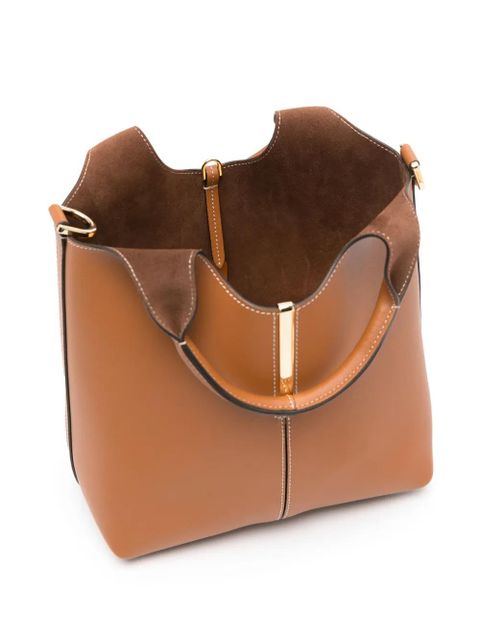 Tod's mini leather tote bag - Brown