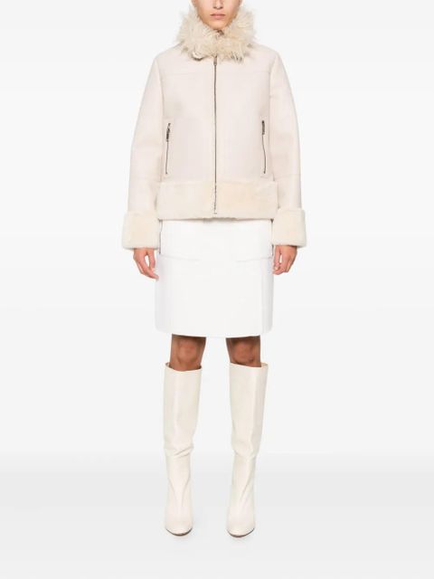 TWINSET trimmed zip-front jacket - Neutrals - zdjęcie produktu nr 2