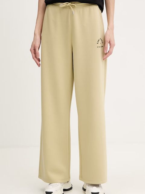 Karl Lagerfeld spodnie dresowe damskie z wiskozą - zdjęcie produktu nr 2