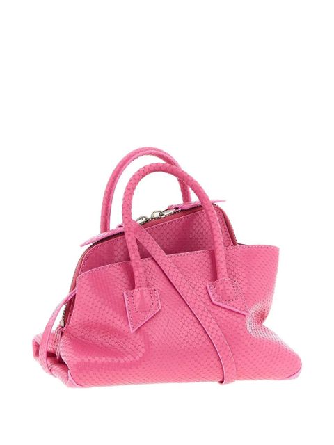 The Attico mini La Passeggiata snake-print tote bag - Pink