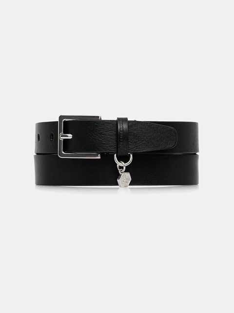 Karl Lagerfeld Jeans pasek skórzany - zdjęcie produktu nr 2