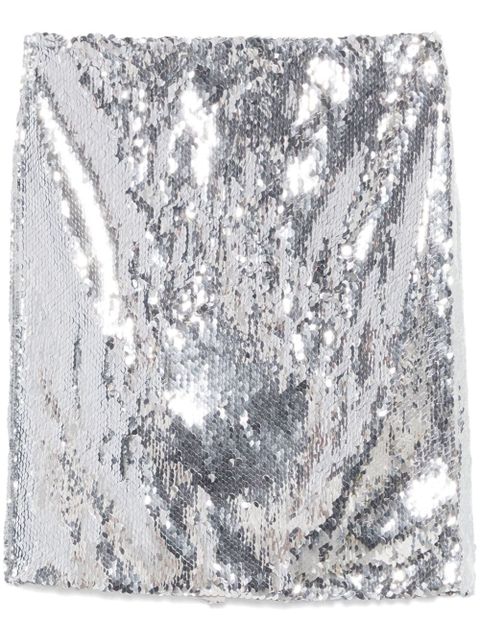 Magda Butrym sequin midi skirt - Grey - zdjęcie produktu nr 1