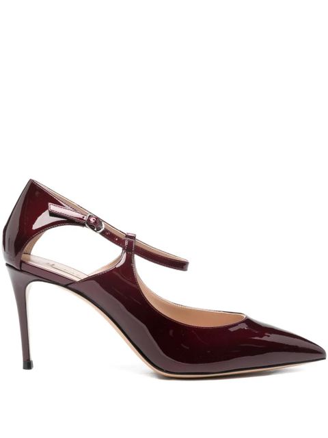 Casadei 80mm pointed-toe pumps - Red - zdjęcie produktu nr 1