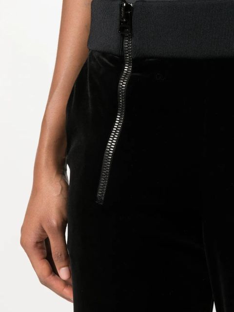 TOM FORD high-waisted wide-leg trousers - Black
