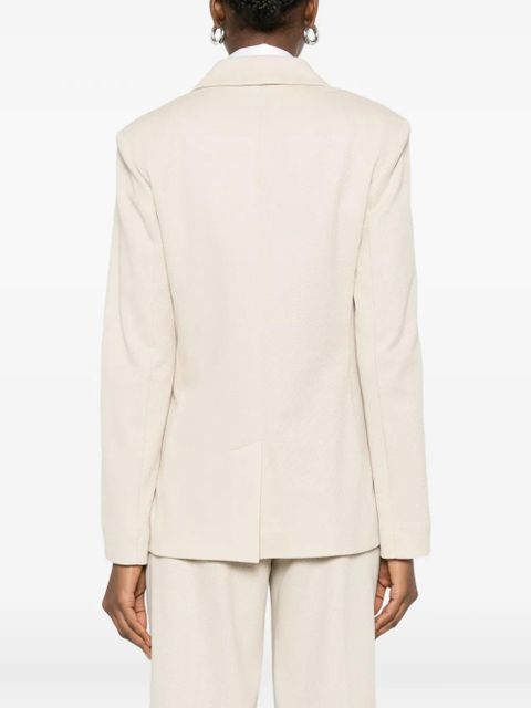 Max Mara double-breasted pocket jacket - Neutrals