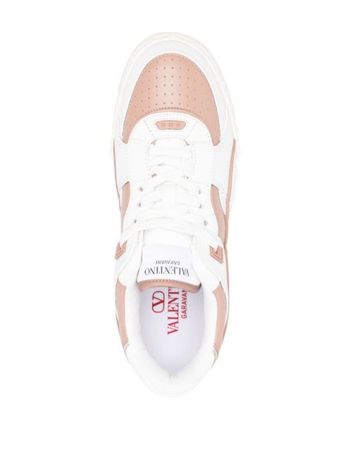 Valentino Garavani Freedots XL leather sneakers - Neutrals - zdjęcie produktu nr 2