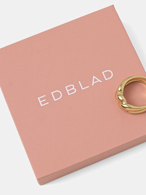 EDBLAD pierścionek pozłacany Twist 127941 - zdjęcie produktu nr 2