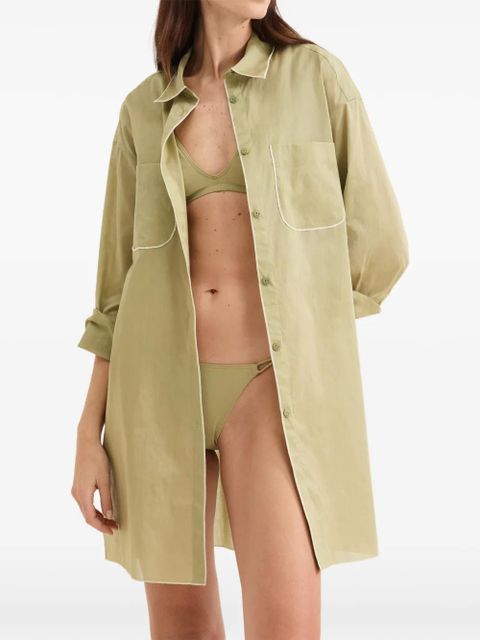 ERES Phare cotton shirt - Green