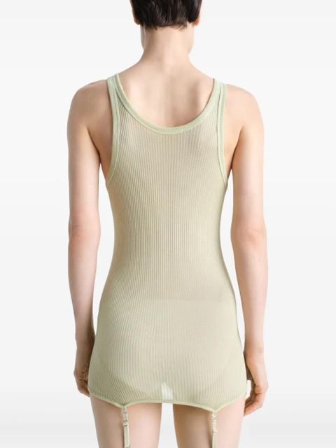 LEMAIRE suspenders tank top - Green