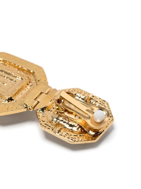 Alessandra Rich crystal-embellished earrings - Gold