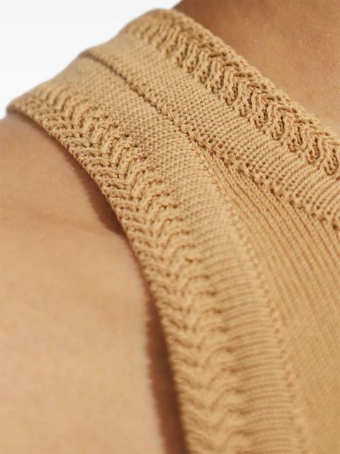Max Mara knitted tank top - Neutrals