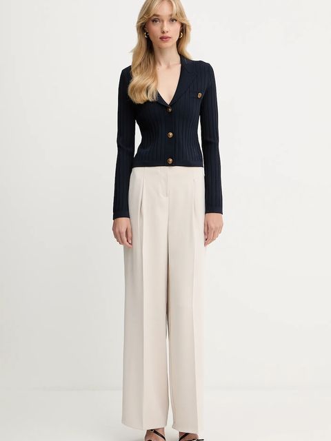 Guess kardigan FELICITY damski kolor granatowy lekki W5YR11 Z0130