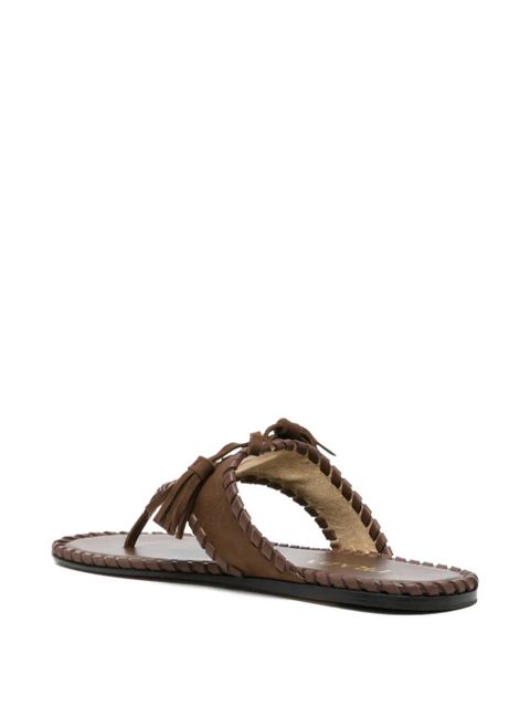 Prada tassel-detail sandals - Brown