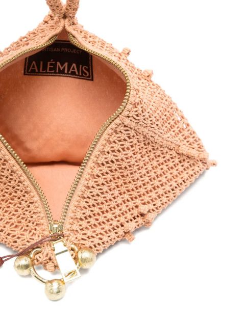 ALEMAIS zip-fastening tote bag - Pink