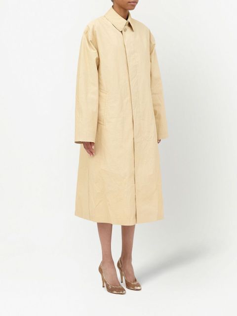 Maison Margiela Utility cotton trench coat - Brown