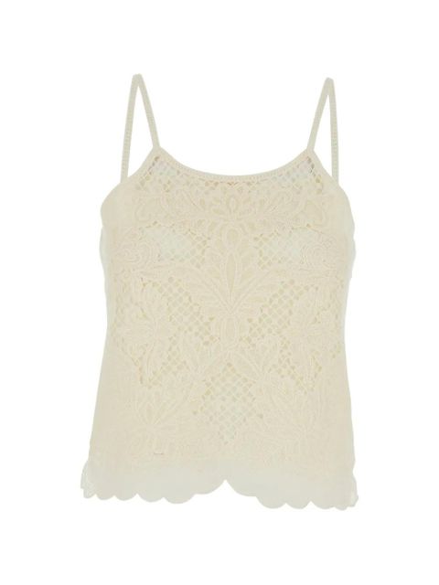 TWINSET crochet lace top - Neutrals - zdjęcie produktu nr 2
