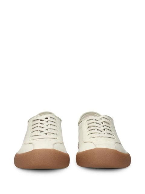 The Row lace-up canvas sneakers - Neutrals