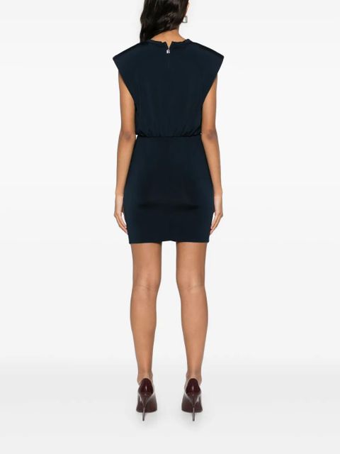 ROTATE BIRGER CHRISTENSEN slinky ruched mini dress - Blue