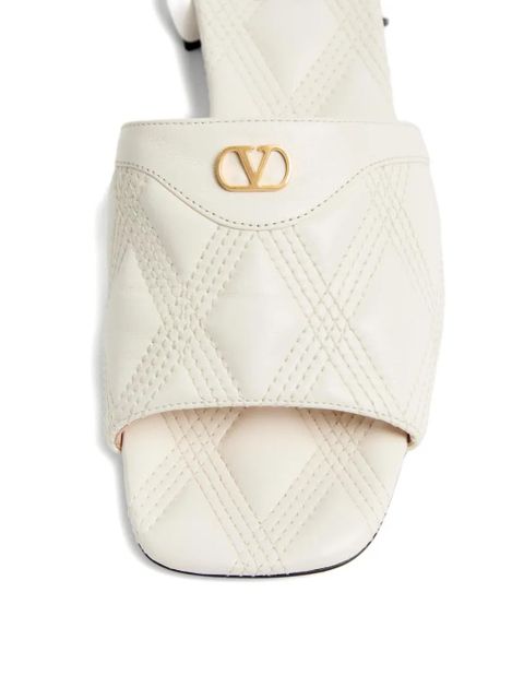 Valentino Garavani 20mm Quiltie 67 sandals - White