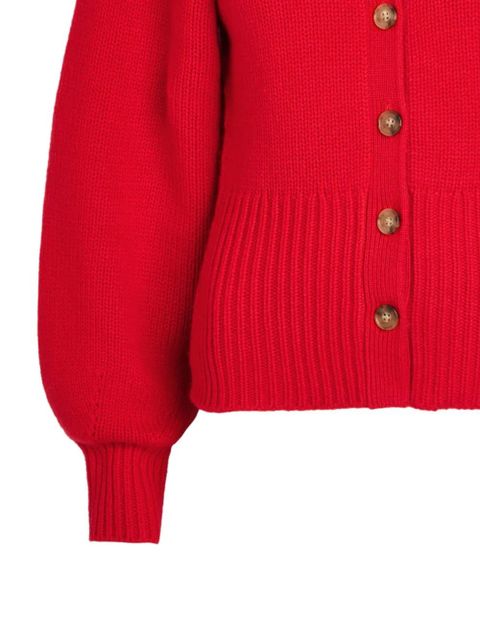 Guest In Residence cashmere cardigan - Red - zdjęcie produktu nr 2