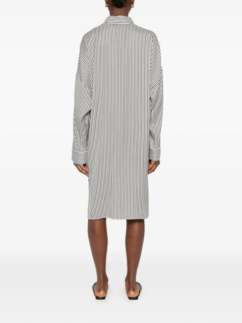 TOM FORD striped midi dress - White