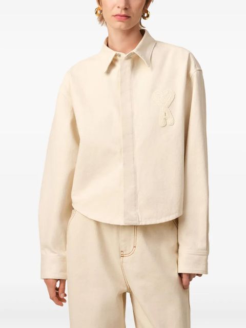 AMI Paris Ami de Coeur shirt - Neutrals