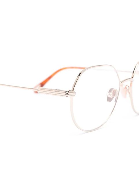 Chloé Eyewear round-frame optical glasses - Gold