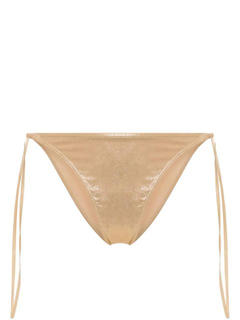 Cult Gaia Vallie metallic bikini bottoms - Gold