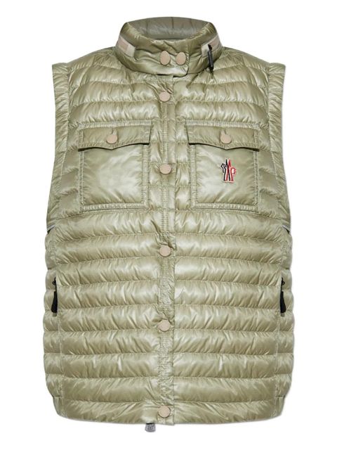 Moncler Grenoble Gumiane gilet - Green - zdjęcie produktu nr 1
