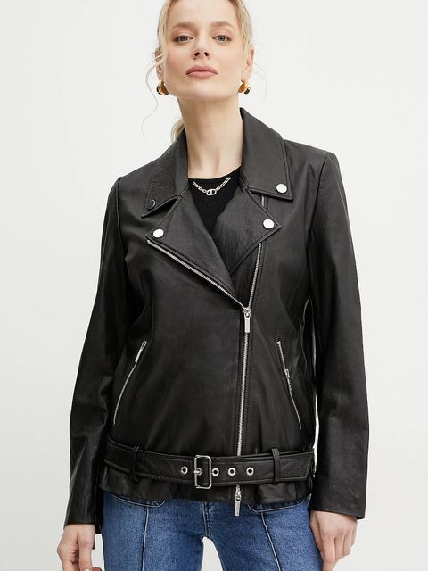 Armani Exchange ramoneska skórzana - zdjęcie produktu nr 1