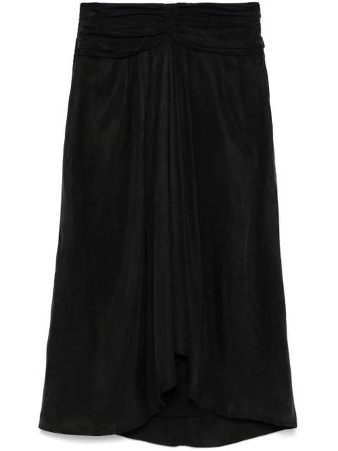 MARANT ÉTOILE Zoan midi skirt - Black - zdjęcie produktu nr 1