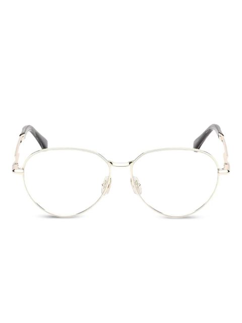 Max Mara Eyewear round-framed glasses - Gold - zdjęcie produktu nr 2