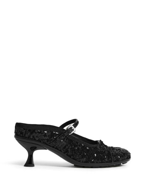 Simone Rocha sequin-embellishment pumps - Black - zdjęcie produktu nr 1