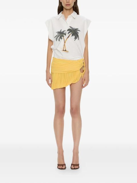 Christopher Esber Mirage Palm Tornado sleeveless shirt - White - zdjęcie produktu nr 2