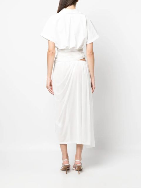 Christopher Esber Comosum Clash shirtdress - White