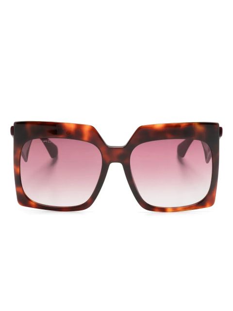 ETRO oversize square-frame sunglasses - Brown - zdjęcie produktu nr 1