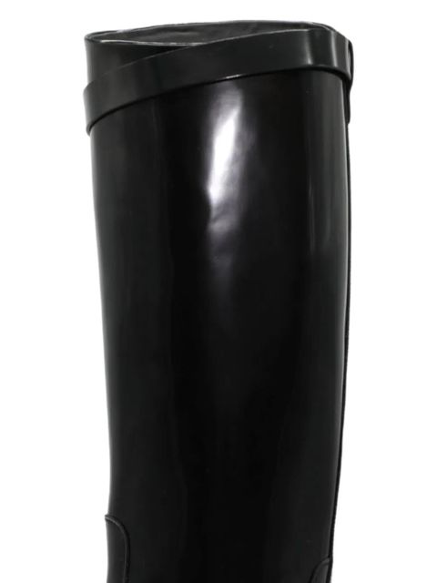 Dolce & Gabbana logo-plaque equestrian boots - Black - zdjęcie produktu nr 2