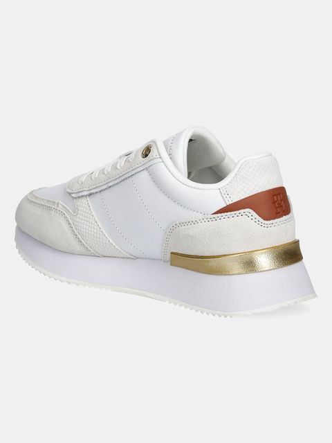 Tommy Hilfiger sneakersy skórzane TH FASHION RUNNER - zdjęcie produktu nr 2