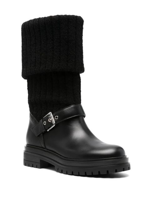 Gianvito Rossi buckle-detail boots - Black - zdjęcie produktu nr 2