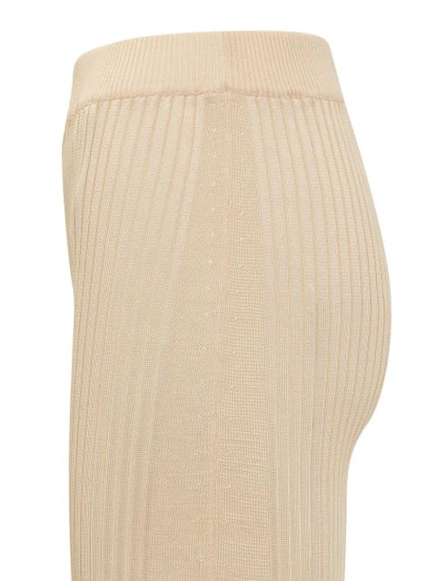 Jil Sander ribbed-knit trousers - Neutrals - zdjęcie produktu nr 2