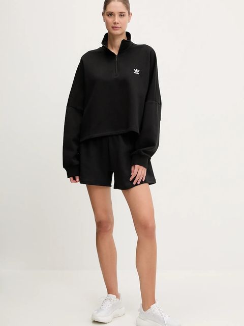 adidas Originals bluza damska kolor czarny gładka IW0951