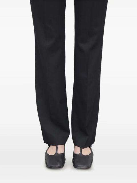 The Row T strap ballerina shoes - Black