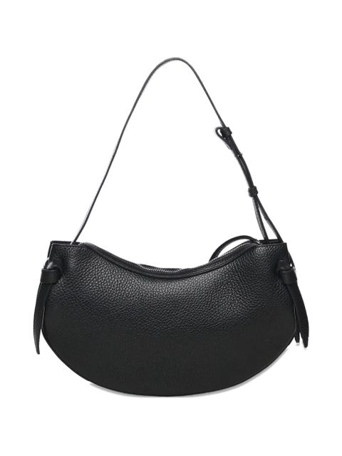 Yuzefi grain-leather shoulder bag - Black